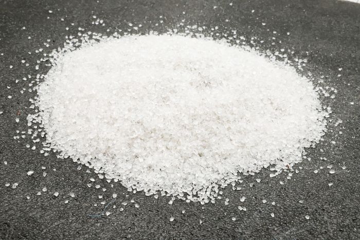 Glasfraktion grob aus PV-Modulen